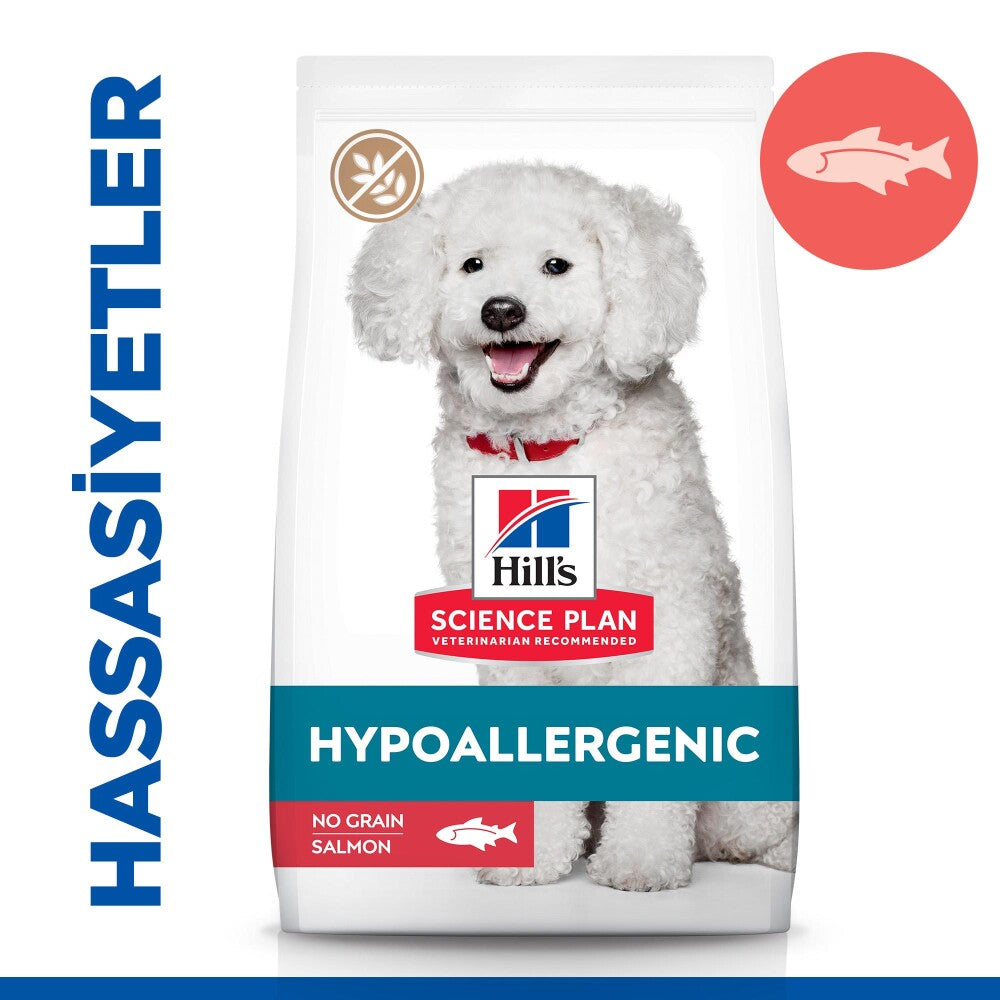 Hill's Science Plan Hipoalerjenik Yetişkin Küçük Ve Mini Irk Somonlu Köpek Maması 1.5 KG | SRC: Barcode: 052742060903